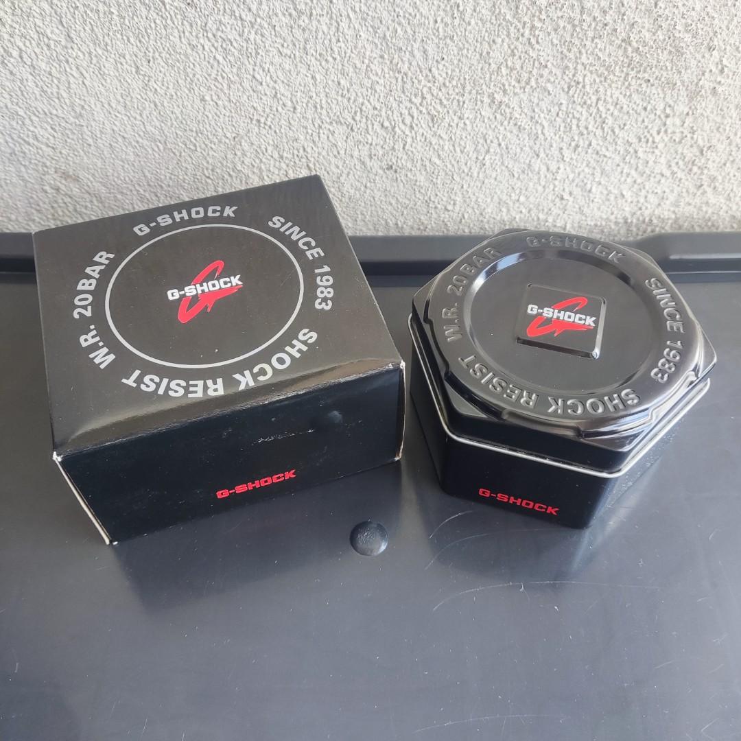 G Shock original tin box Men s Fashion Watches Accessories Watches on Carousell