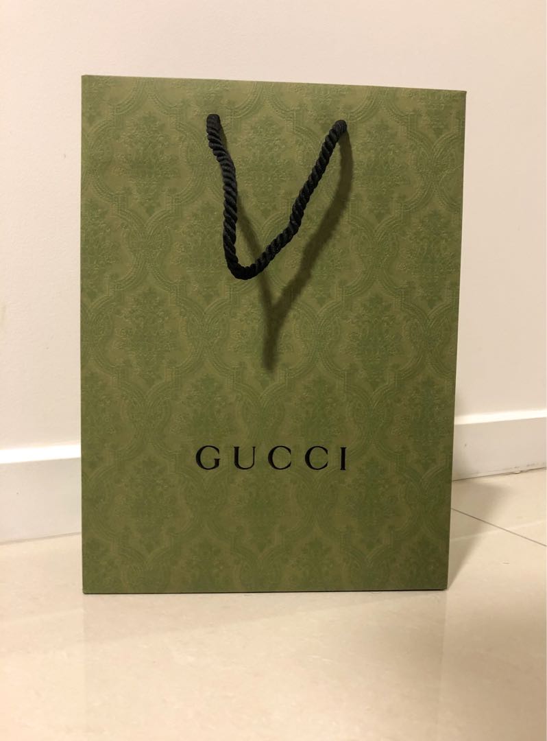Gucci Paper Bag, Luxury, Accessories on Carousell
