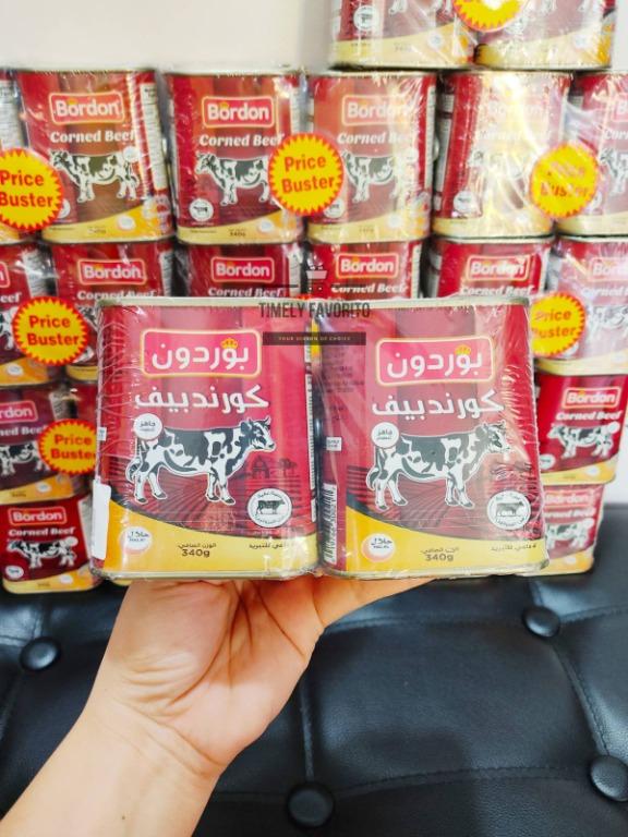 HALAL Imported Bordon Corned Beef 340g (2 pack) (Category: Packaged & Instant Food) located in Pasay City. Submitted by timelyfavorito1 (Listing ID 1115194737, Image 3). Description: Expiration date: 6/11/2022 Make a delightful range of meat recipes with Bordon Corned Beef. This halal beef is a product of Brazil and comes securely sealed in a can. Storage Condition Store in a cool and dry place away from heat، humidity and Sun light or Strong Lig