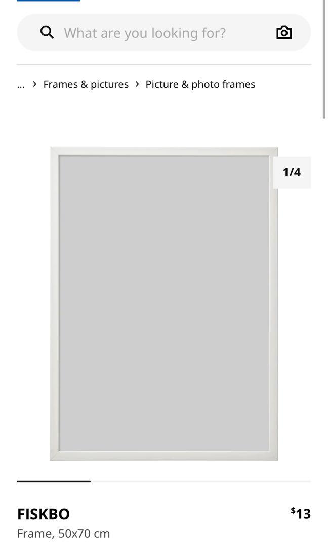 IKEA Fiskbo 50 X 70 Frame Furniture Home Living Home Decor Frames Ikea fiskbo 50 x 70 frame furniture home living home decor frames