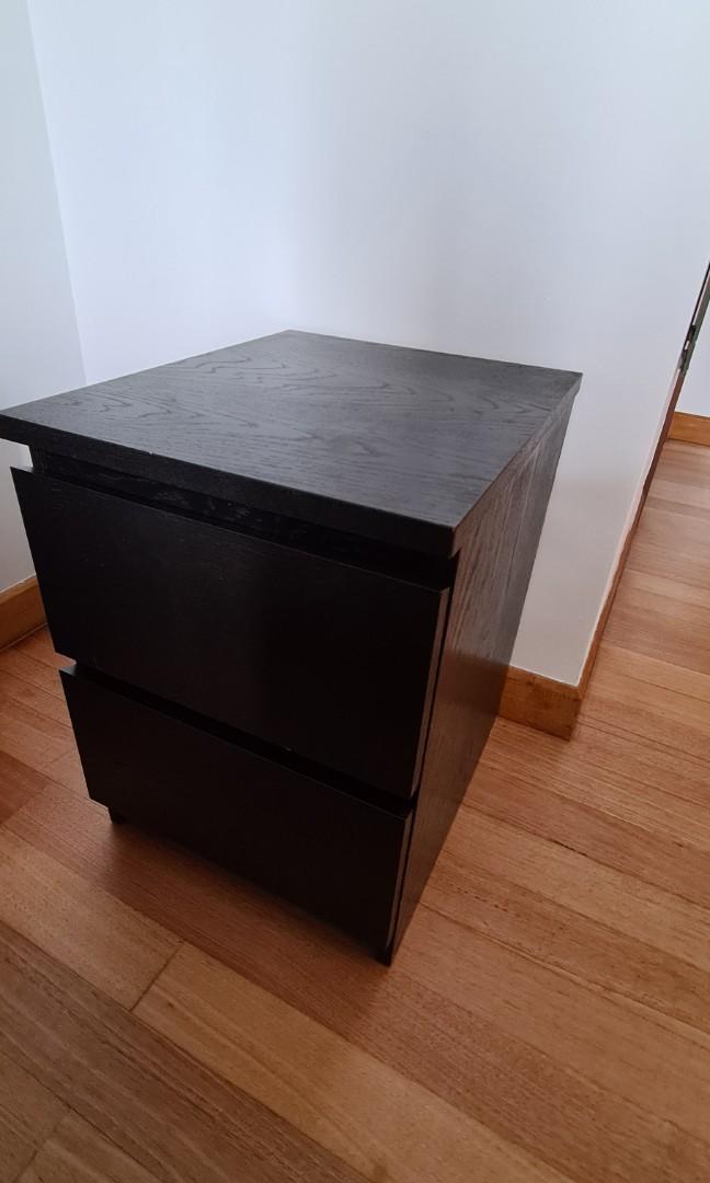 IKEA Malm bedside tables, Furniture & Home Living, Furniture, Shelves