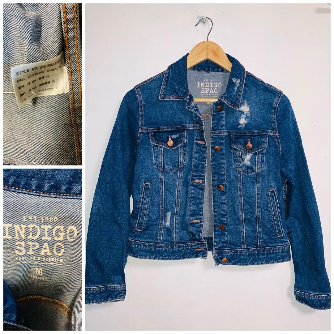 Indigo SPAO Denim Jacket, Women's 
