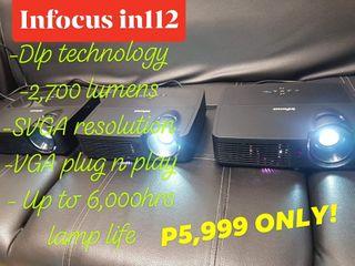 Infocus projector SVGA DLP 2700 lumens bright display