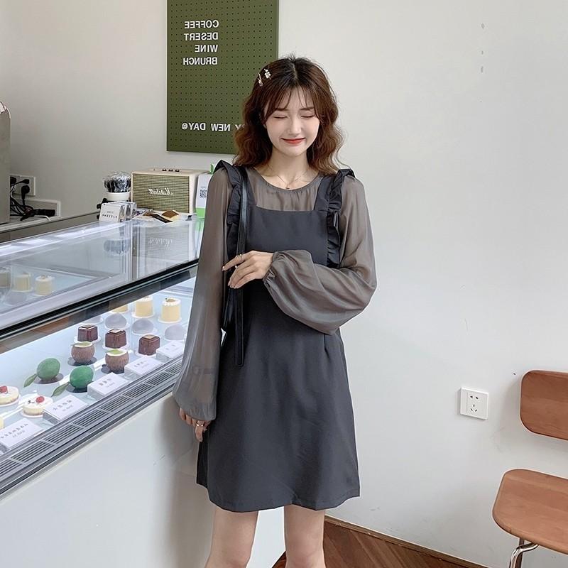 Chiffon 2 piece dress sale