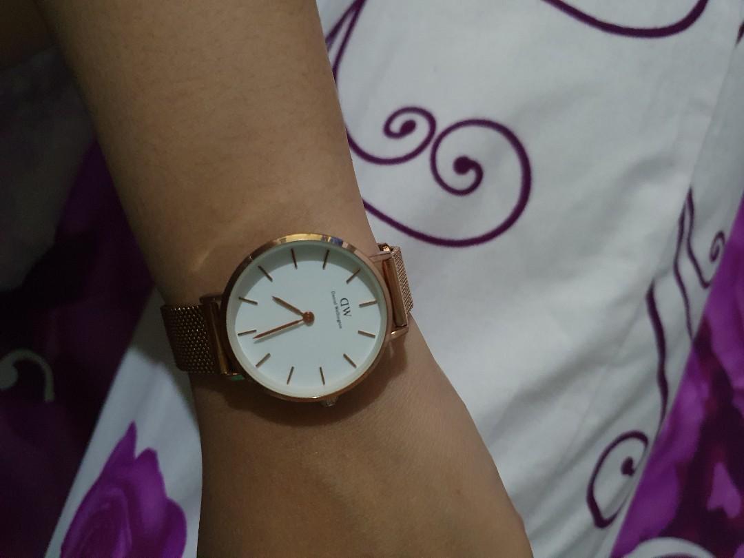 Jam dw rose gold best sale