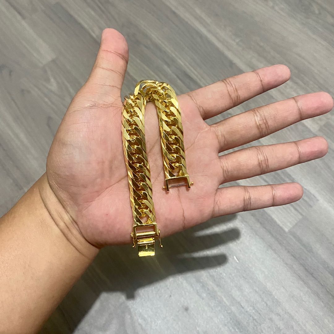 Japan Gold Bracelet 10 cut, Women's Fashion, Jewelry & Organizers