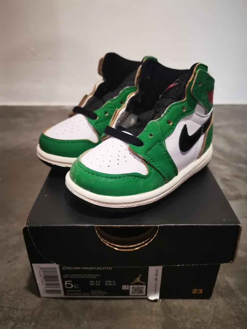 jordan 1 lucky green td