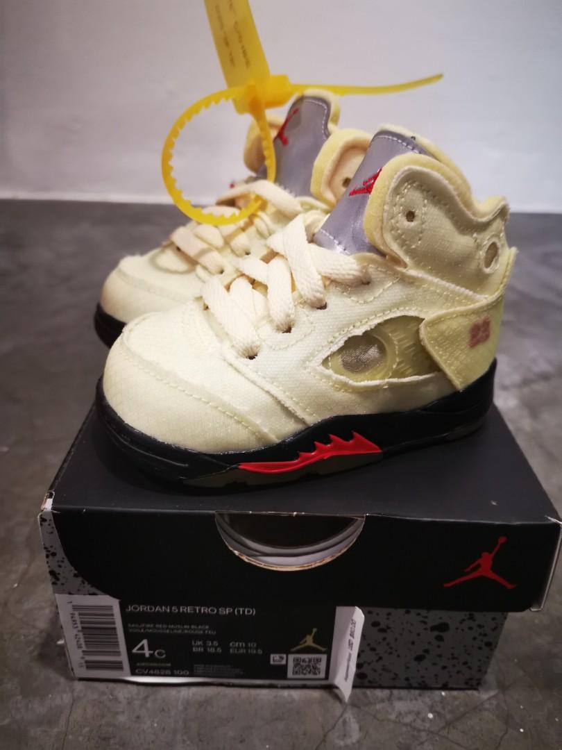 Jordan 5 Retro Off-White Sail TD 