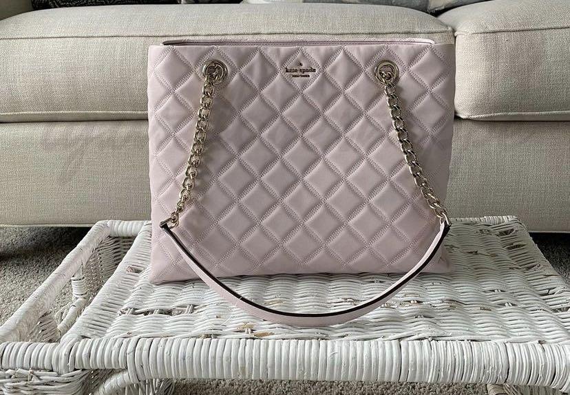 Kate Spade Natalia Tote in Chalk Pink - ORIGINAL, Women's Fashion, Bags &  Wallets, Purses & Pouches on Carousell