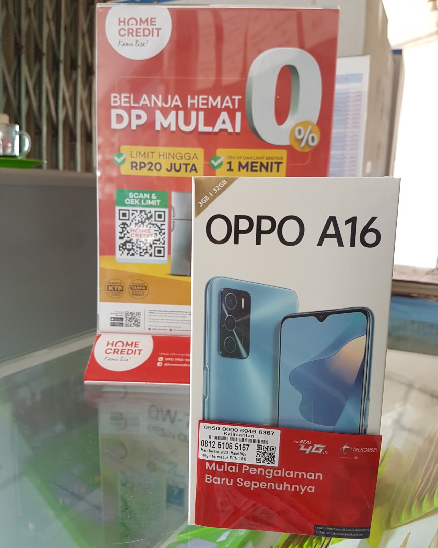 Kredit Oppo A16 proses cepat dan mudah