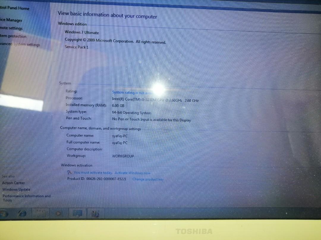 Laptop Toshiba L840 Electronics Computers Laptops On Carousell