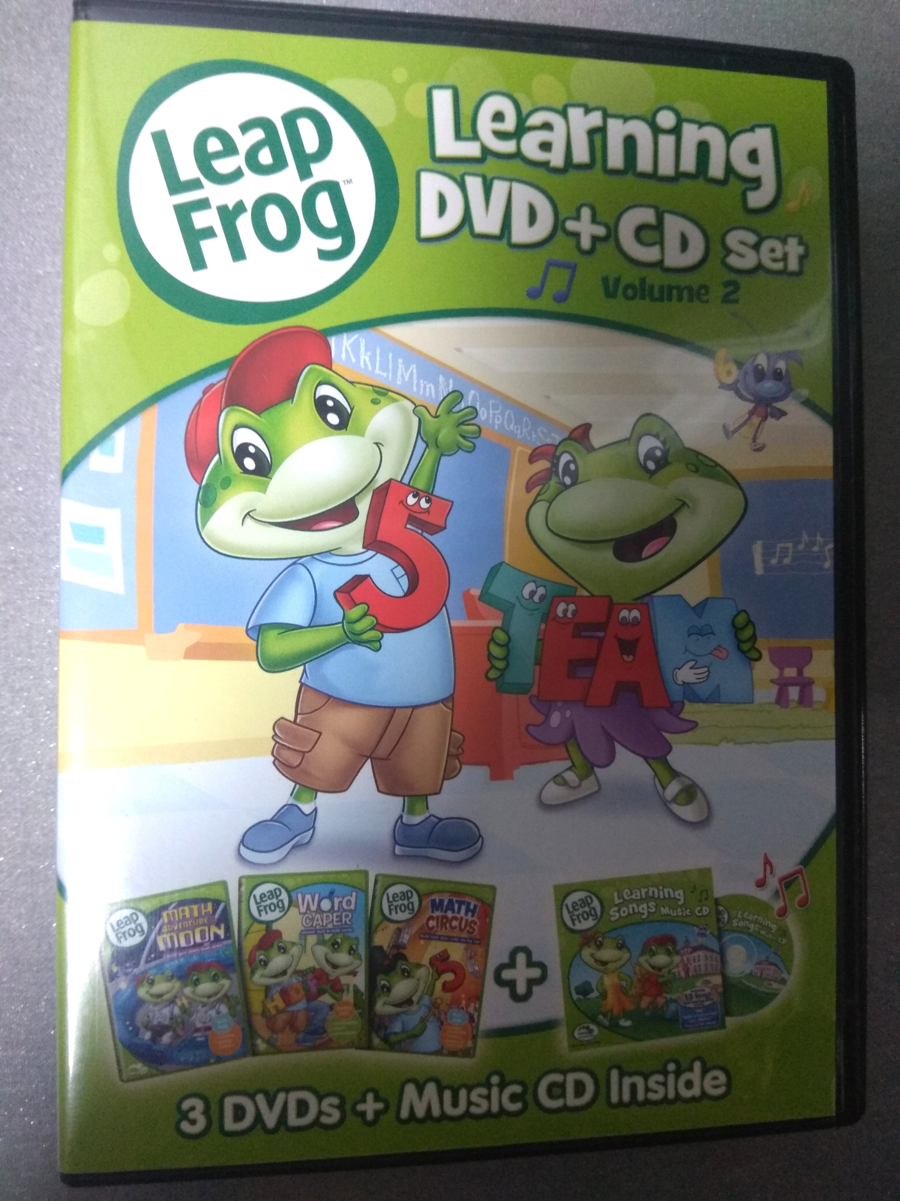 (Boxset) LEAP FROG Learning Dvd + Cd set, Hobbies & Toys, Music & Media ...
