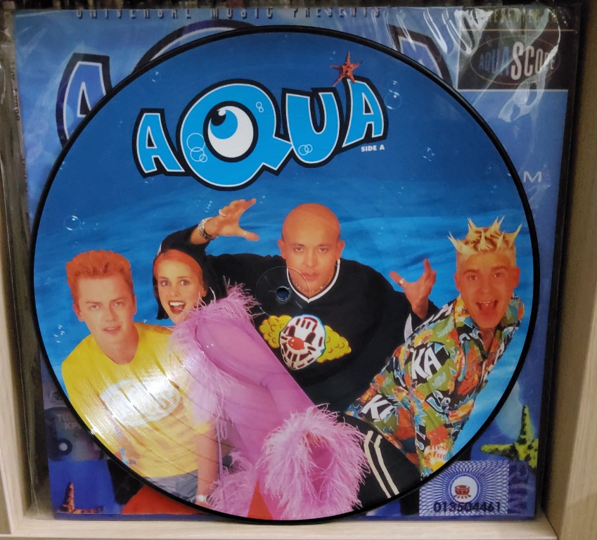 Lp Aqua/Aquarium Picture Disc Original Hobbies & Toys, & CDs & DVDs on Carousell