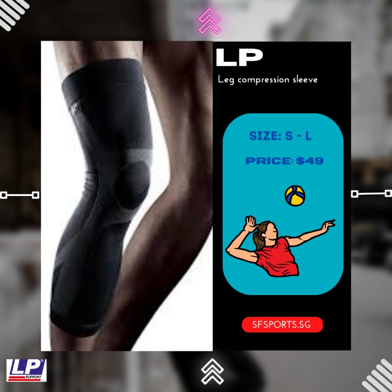 LP Support Leg Compression Sleeve, Health & Nutrition, Braces, Support