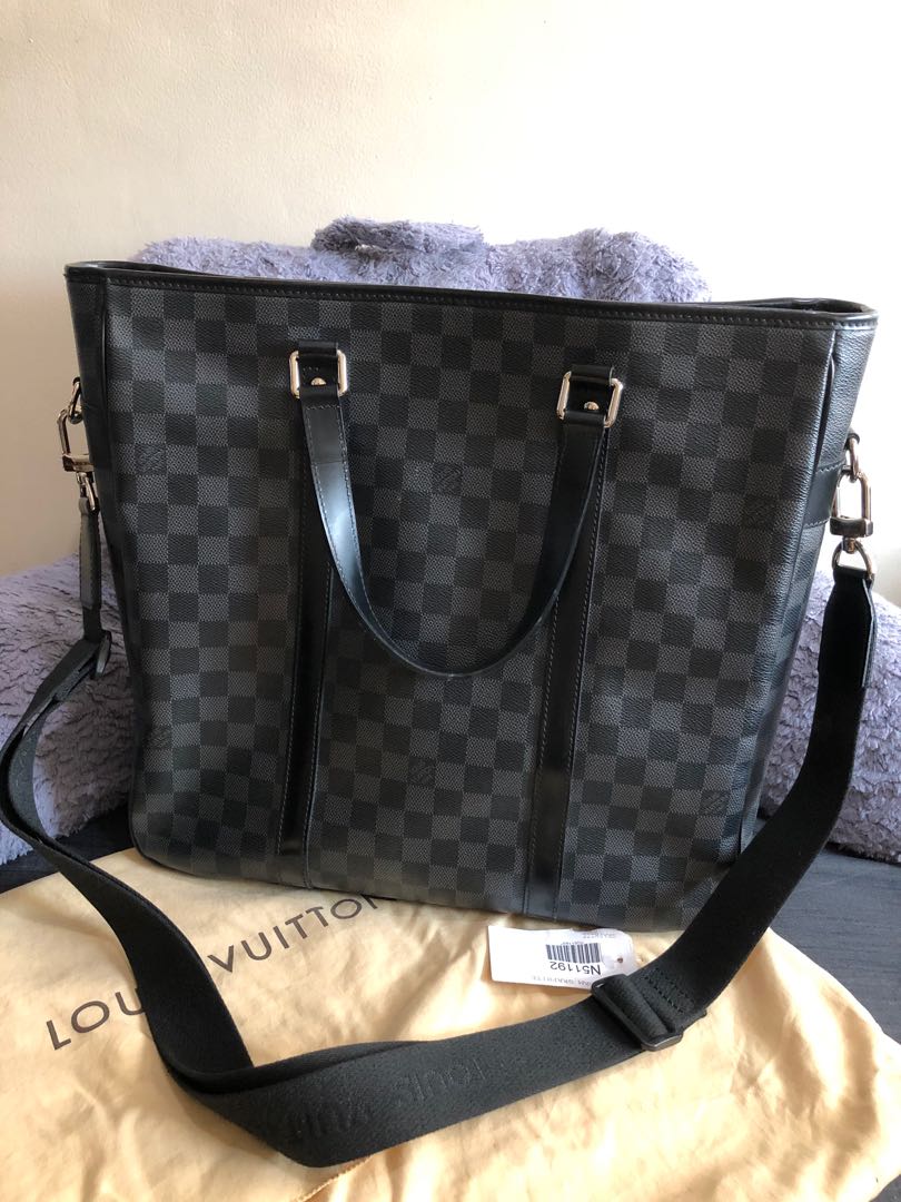 LV Tadao Damier Graphite, Luxury, Bags & Wallets on Carousell