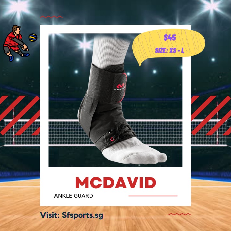 McDavid Ankle Guard Level 3, Health & Nutrition, Braces, Support