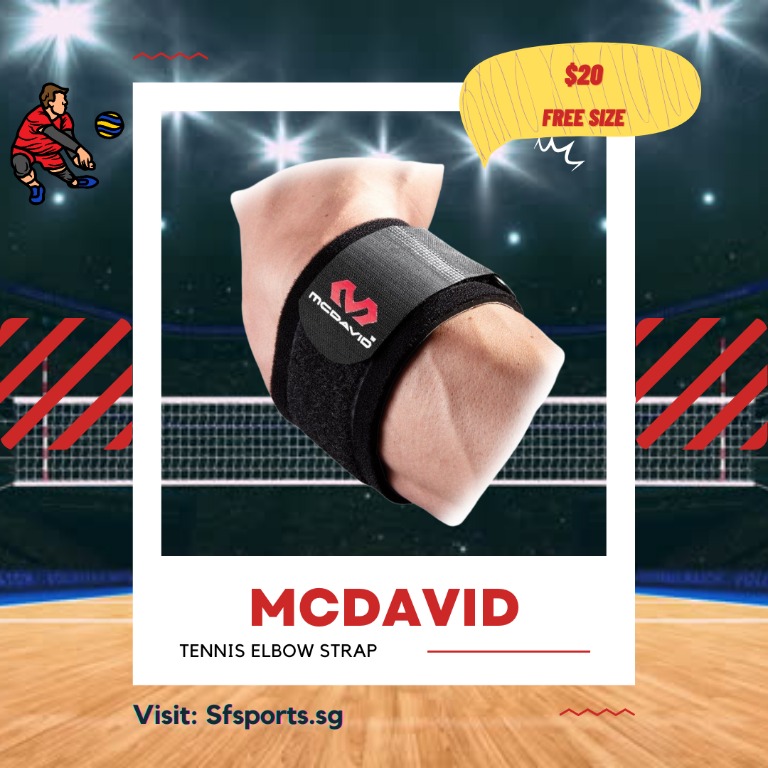 McDavid Tennis Elbow Strap, Health & Nutrition, Braces, Support