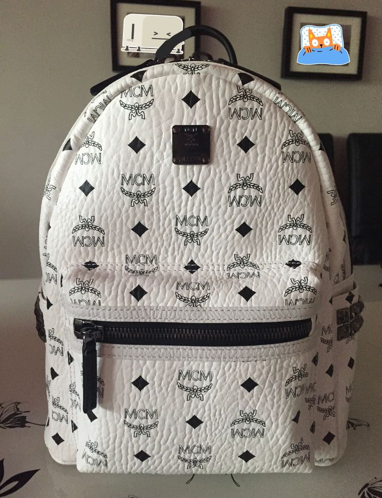 Mcm clearance white bag