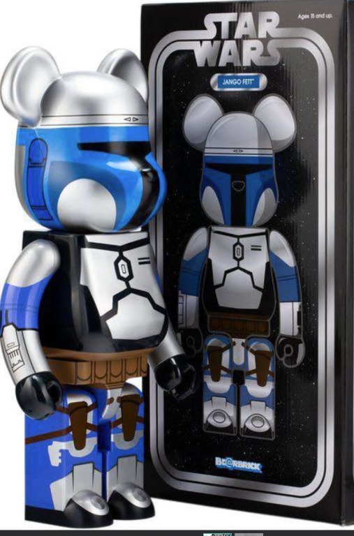 Medicom bearbrick star wars 1000% Jango Fett unopened in box, 玩具