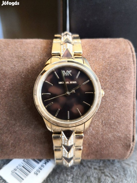 Michael Kors Runway Mercer Watch MK6856 Rose Gold Tone Pink