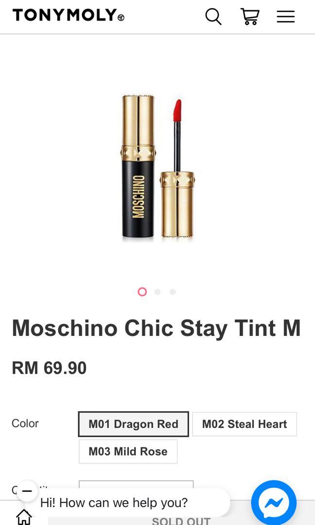 moschino chic stay tint m