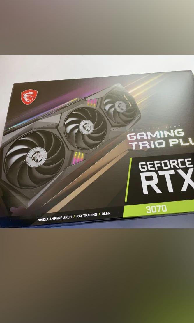 Msi RTX 3070 gaming x trio 冇鎖版non-LHR, 電腦&科技, 桌上電腦 Msi RTX 3070 gaming x trio 冇鎖版non-LHR, 電腦&科技, 桌上電腦
