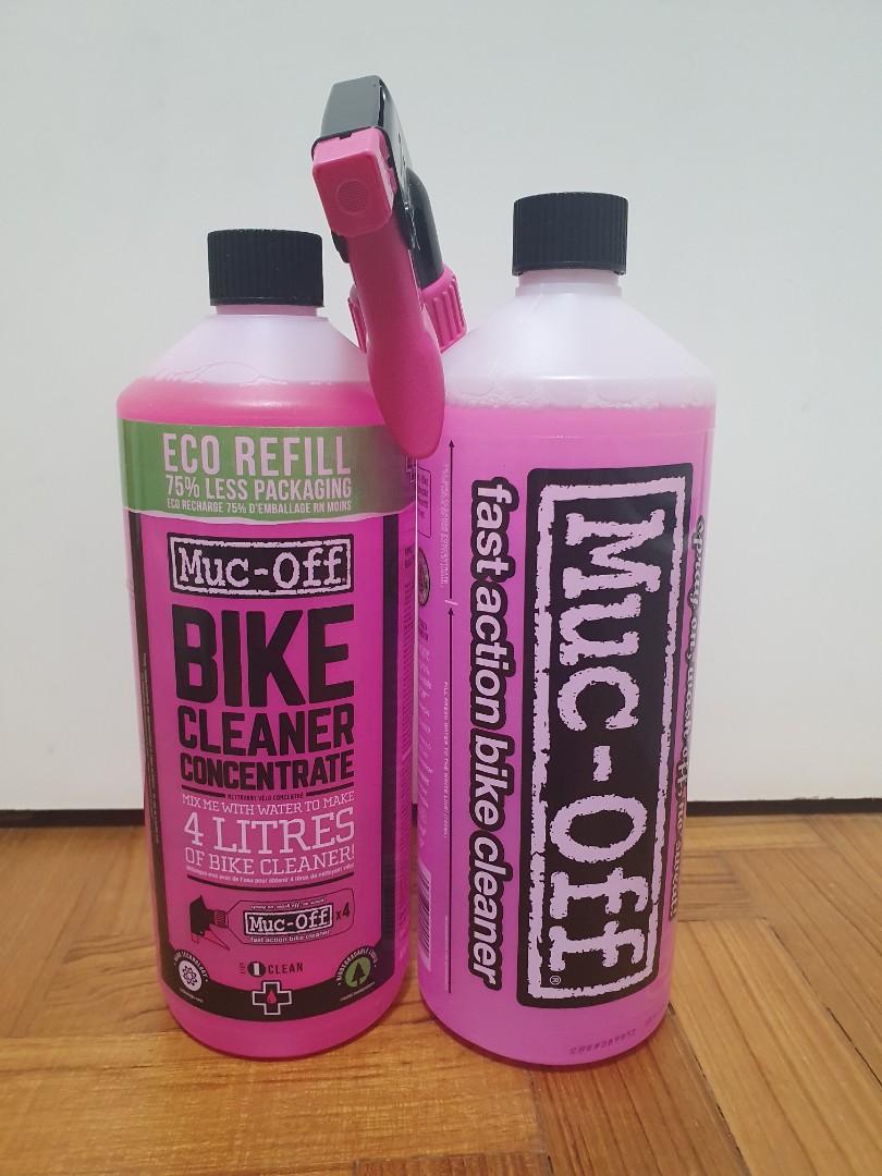 Muc-Off 5L Bike Cleaner Bundle (1L Nano Tech Bike Cleaner + 1L Bike Cleaner  Concentrate), Sports Equipment, Bicycles & Parts, Parts & Accessories on  Carousell