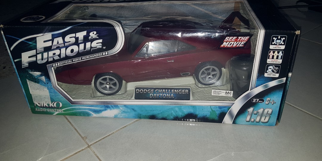 Nikko fast and furious rc sale car