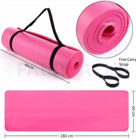 Hello Kitty Yoga Mat, Sports Equipment, Exercise & Fitness, Exercise Mats  on Carousell