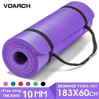 ONHAND: 10mm Yoga Mat Non-slip Carpet Pilates Gym Sports Fitness Mat