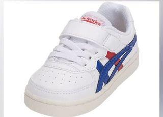Onitsuka Tiger Kids Toddlers  GSM TS Sneaker Shoes (White/Imperial)  - US K4