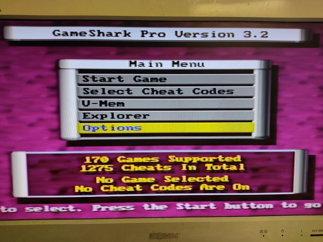  Game Shark Pro Version 3.0 for PlayStation 1 with PARALLEL PORT  : Video Games