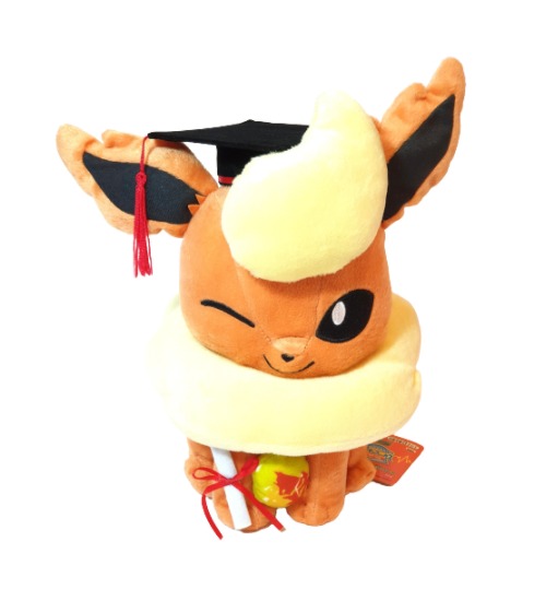 Pokemon Flareon Eevee Graduation Convocation Bear Gift Plush Toy ...