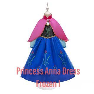 Princess Anna Dress Frozen 1 Halloween Costumes