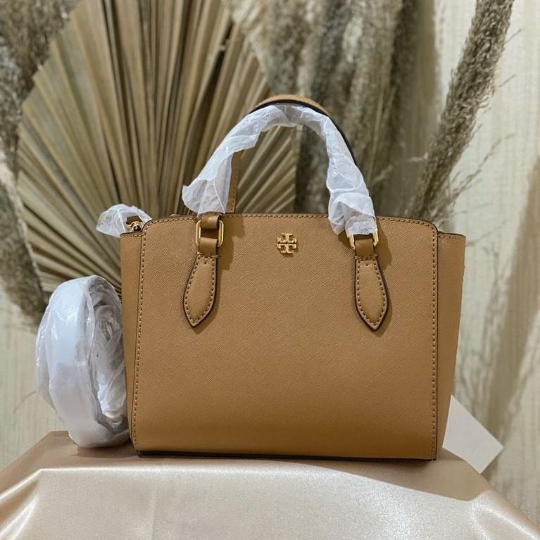 Tory burch emerson hotsell mini top zip tote