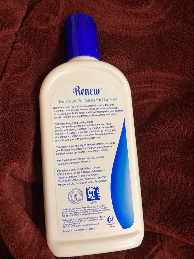 Renew lotion good for dry and eczema skin, Beauty & Personal Care, Bath