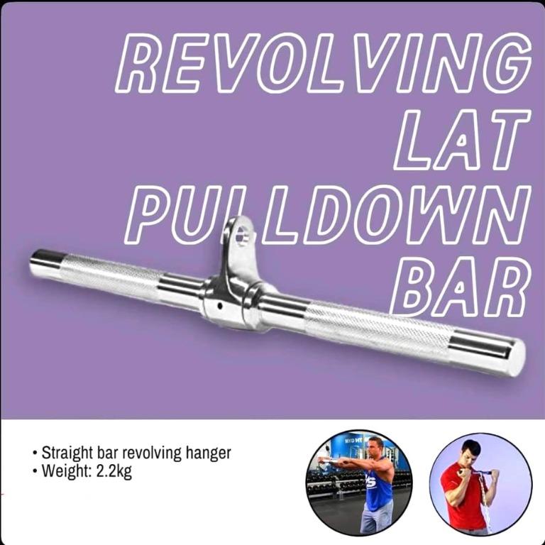 Revolving Lat Pull Down Bar (Category: Weights & Dumbbells) located in Manila. Submitted by ariesmediamusicsports (Listing ID 1115191817, Image 1). Description: Pm for inquiries..