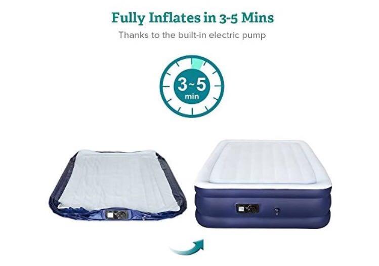 SABLE Queen Size Air Bed, Furniture & Home Living, Furniture, Bed Frames & Mattresses on Carousell