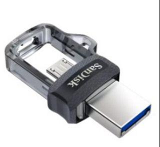 SanDisk OTG 256GB USB Flash Drive Dual Drive Ultra SDDD3 M3.0