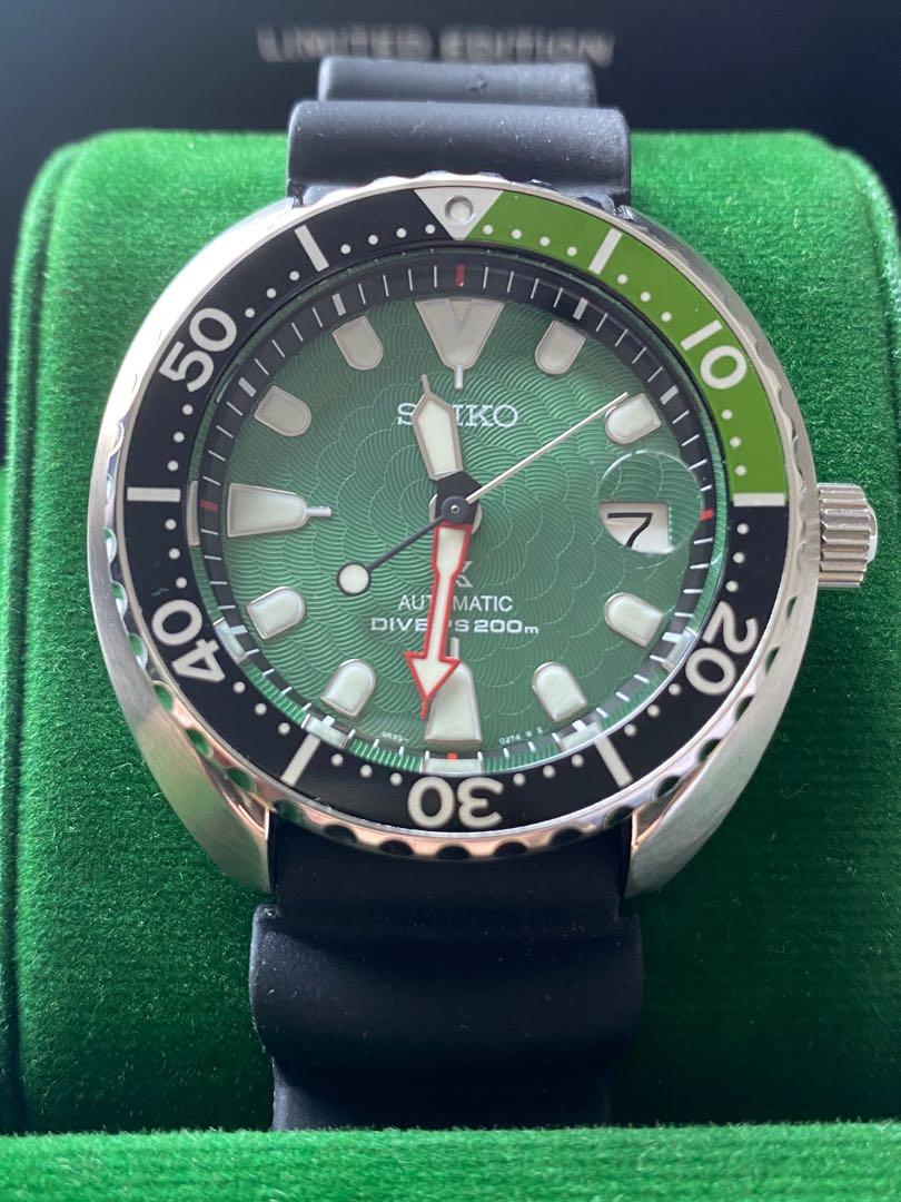 SEIKO ZIMBE 10 GREEN BABY TURTLE SRPD17K1 LIMITED EDITION 999, Men's  Fashion, Watches & Accessories, Watches on Carousell