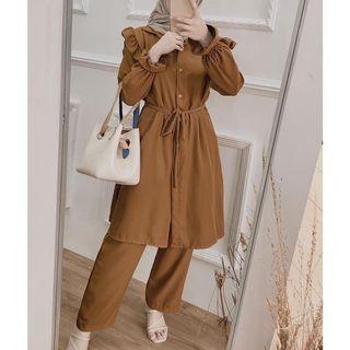 Set daily atasan dan celana mendy bisa cod