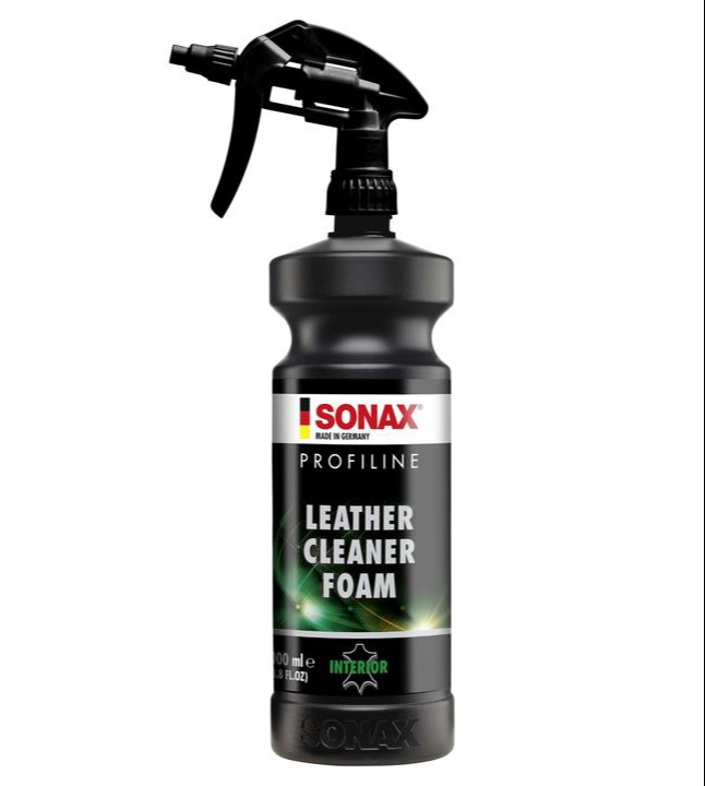 sonax profiline leather cleaner foam 1l car accessories accessories on carousell