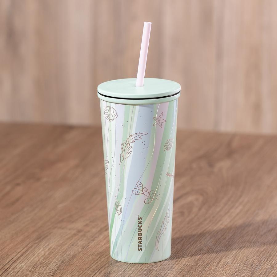 Starbucks Siren Anniversary Stainless Steel Under The Sea Cold Cup 16oz Furniture Home Living Kitchenware Tableware Water Bottles Tumblers On Carousell