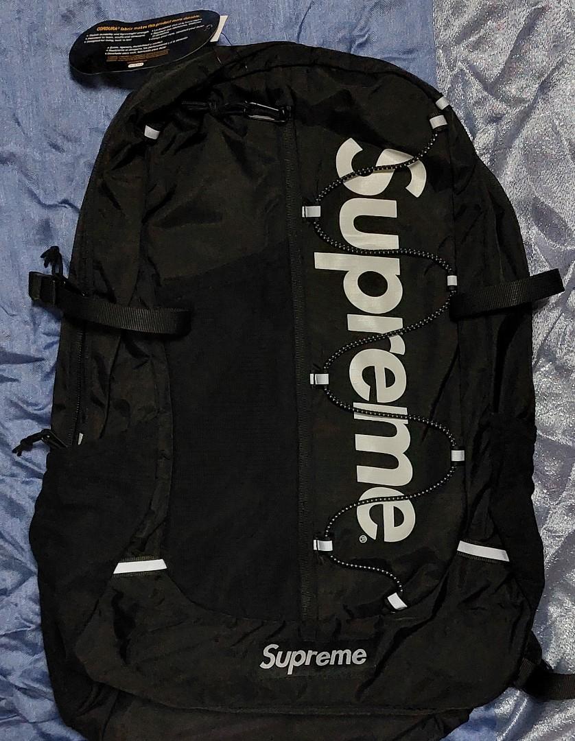 SUPREME BACKPACK 17SS BLACK 全新, 名牌, 手袋及銀包- Carousell