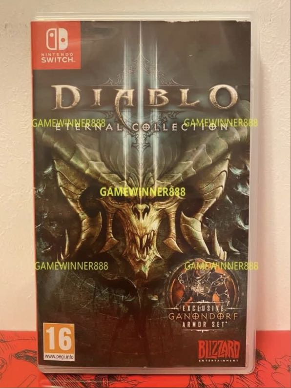 新品本物 3 Diablo Eternal Switch 中古品 輸入版 北米 Collection その他ゲーム機ソフト