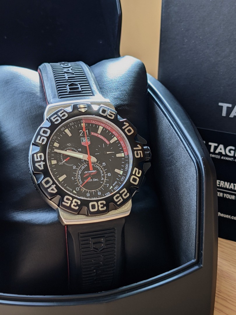 Tag heuer formula 1 on sale kimi raikkonen limited edition price