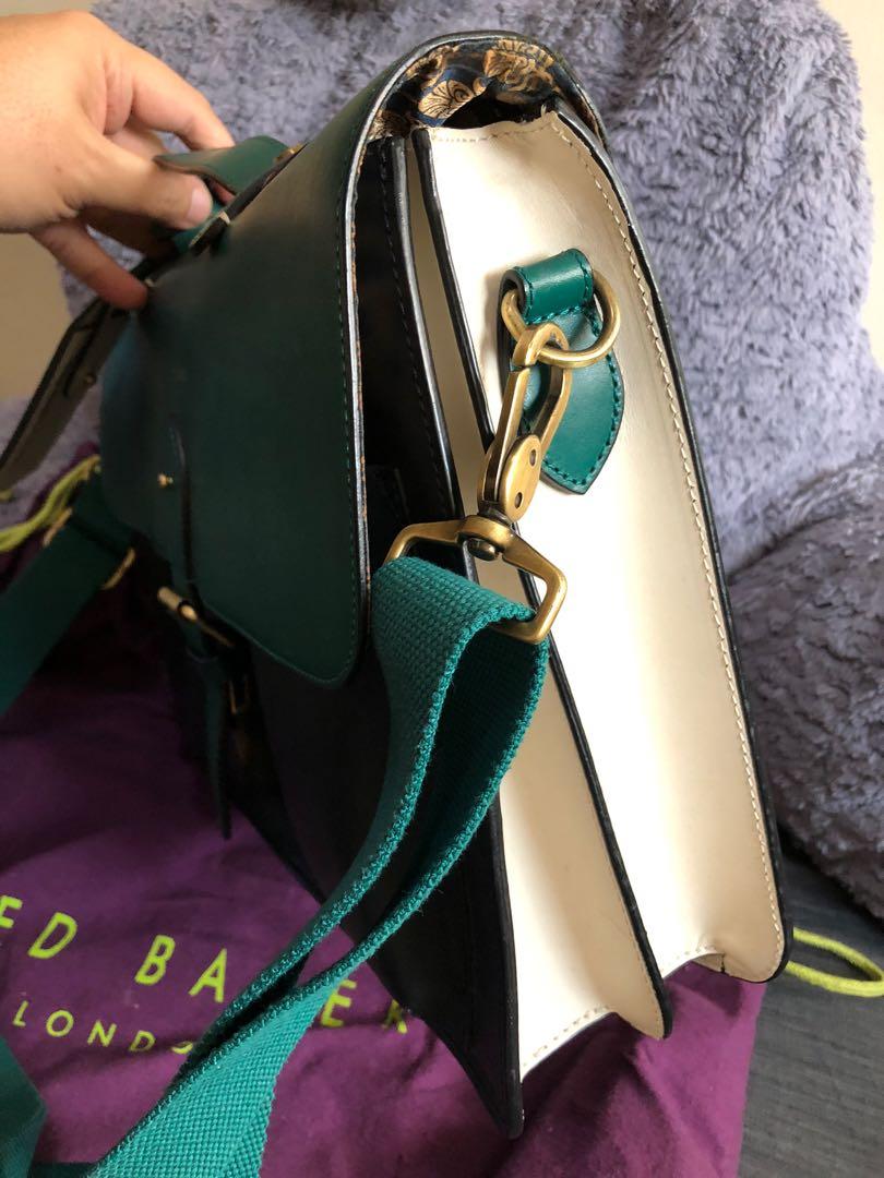 Ted Baker Satchel Bag (Category: Luxury Bags & Wallets) located in Mandaluyong City. Submitted by thestoreph (Listing ID 1115170860, Image 3). Description: Original. Pristine condition. Like new. With strap, bag tag and dust bag. Payment via GCash or BPI. Payment before shipment. Meet up. Strictly in SM Light only ( beside BONI Mrt Station) Can ship. Lalamove/Grab/LBC Buyer shoulders shipping fee Posted price is last price Posted until sold.