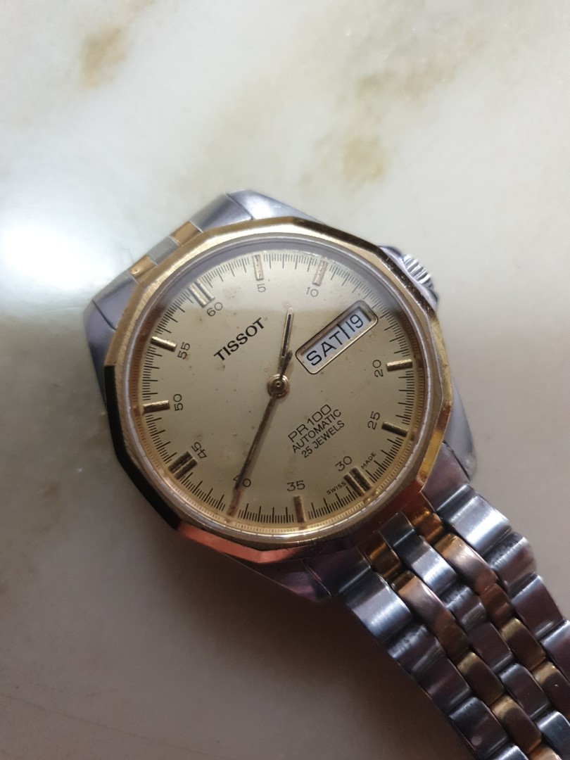 Tissot pr 100 automatic on sale 25 jewels