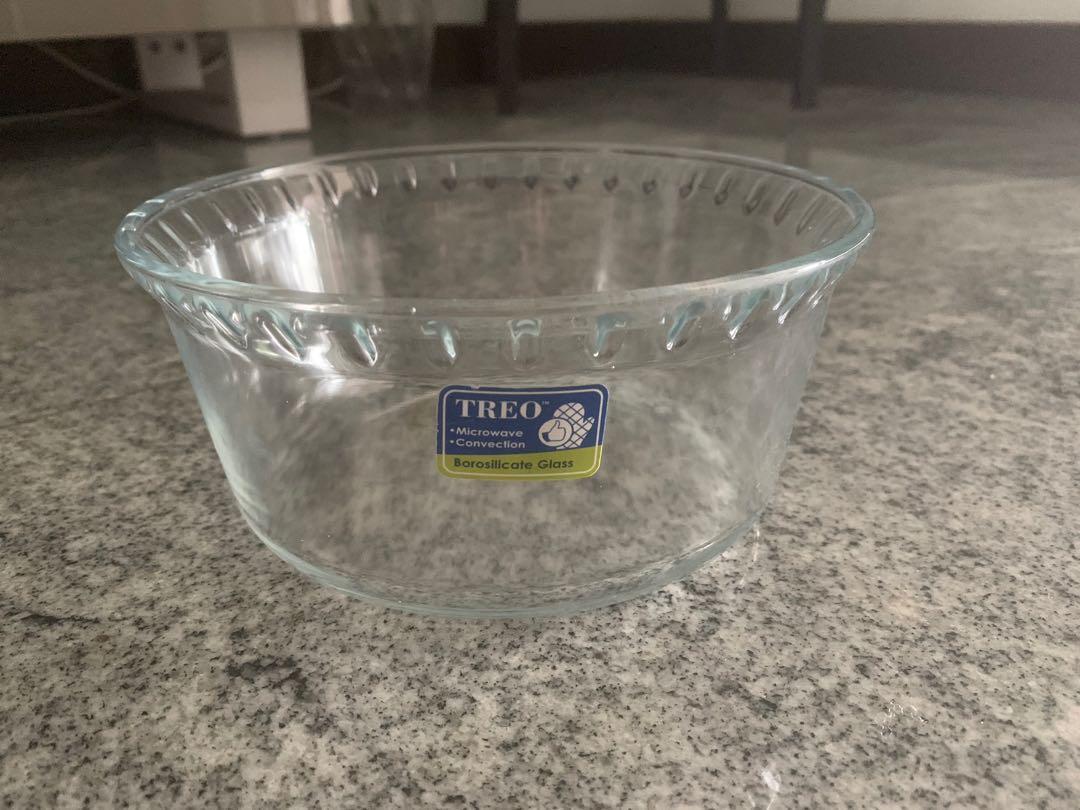 Treo White Kitchen Glass Bowl, For Home