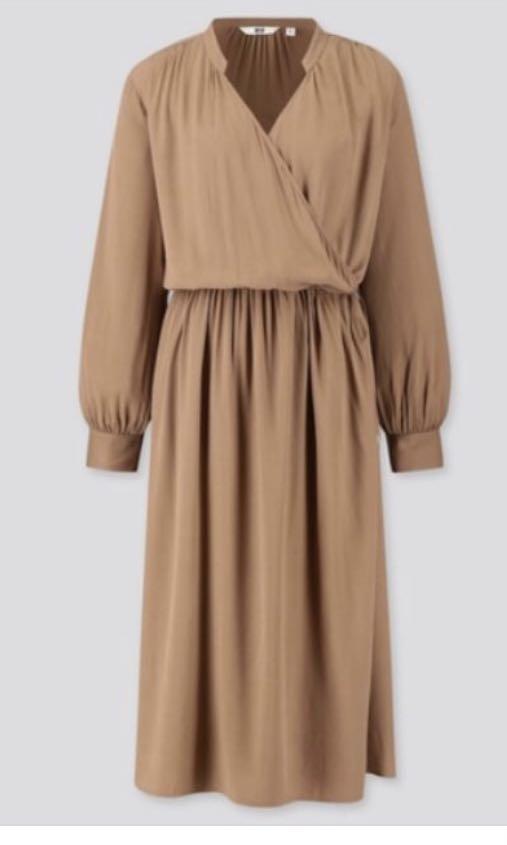 Uniqlo on sale wrap dress